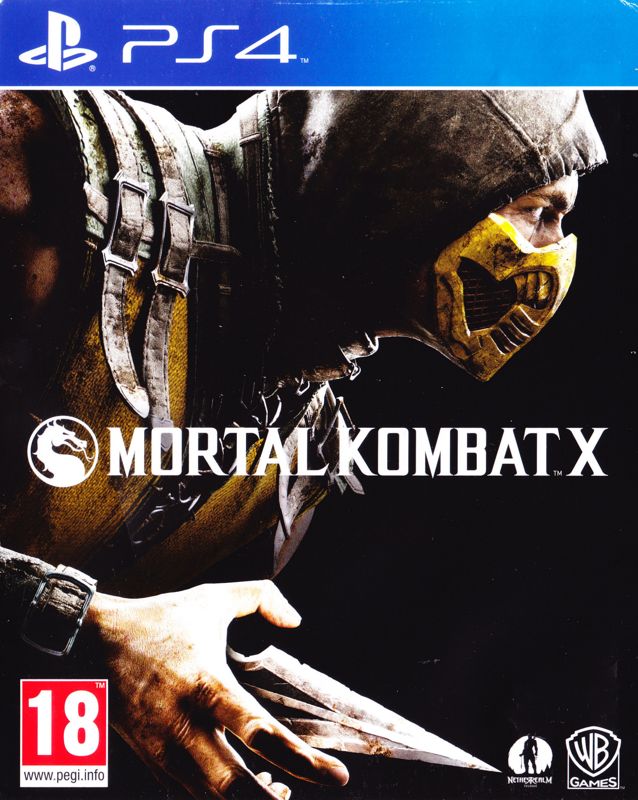 Mortal Kombat X box art for Playstation 4